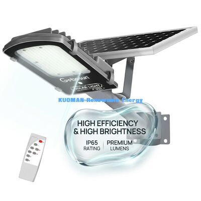 IP65 Waterproof 300W-500W Split Solar Street Light dengan Baterai LiFePO4 dan Panel Surya