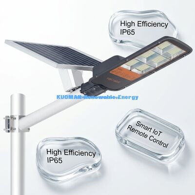 Lampu Jalan Tenaga Surya 300W-500W Tahan Air IP67 dengan Lampu Jalan LED Sensor Gerak Cerdas