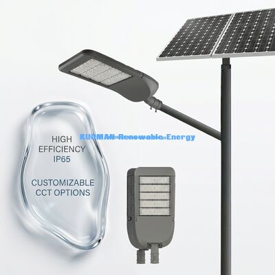 50W IP65 Waterproof Aluminium Solar Street Light dengan Teknologi LED untuk Pencahayaan Jalan Luar Ruang