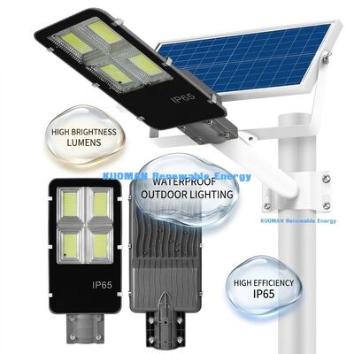 Lampu Jalan Surya 200W dengan Pro MPPT dan IP65 Waterproof untuk Jalan Luar dan Lampu Taman
