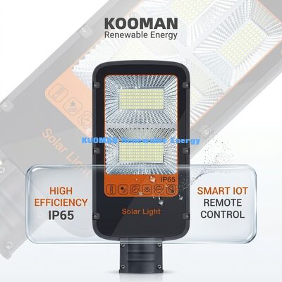 Lampu Jalan Tenaga Surya Tahan Air Lengan Ganda 100W-500W Jalur Khusus Lampu LED Tenaga Surya untuk Taman dan Jalan