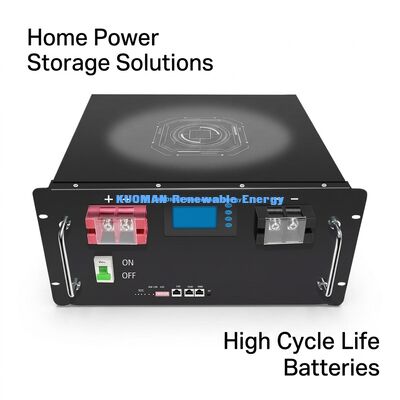 Modul Rak Baterai LiFePO4 48V 200Ah dengan 8000 Siklus Dalam dan Sertifikasi UL CE untuk Penyimpanan Baterai Rumah