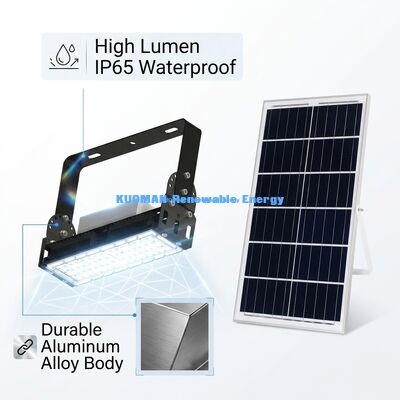 IP65 Waterproof High Lumen Output LED Solar Flood Light dengan opsi remote control untuk penggunaan industri