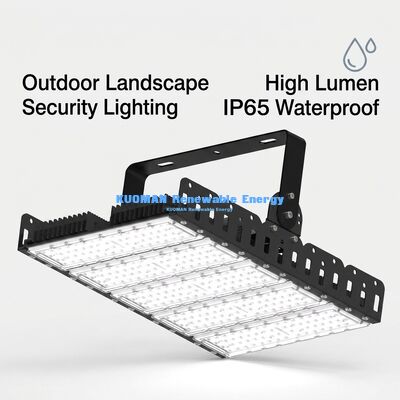 IP65 Waterproof High Lumen Solar Flood Light dengan remote control untuk pencahayaan industri dan terowongan