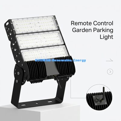 IP65 Waterproof High Lumen Output LED Solar Flood Light dengan opsi remote control untuk penggunaan industri
