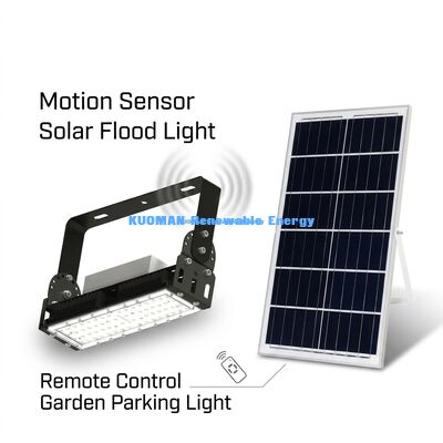 IP65 Waterproof High Lumen Solar Flood Light dengan remote control untuk pencahayaan industri dan terowongan