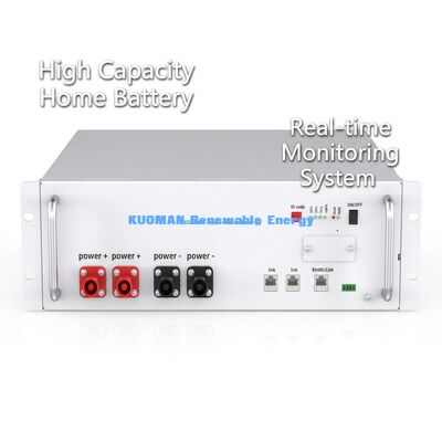 KM 48V 200Ah LiFePO4 Home Battery Storage dengan Kapasitas 10,24 kWh dan 8000+ Siklus untuk Storage Energy Residential