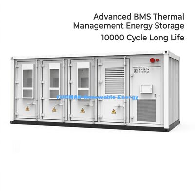 215KWh Baterai ESS Komersial Sistem penyimpanan energi lithium-ion dengan 10.000 Siklus