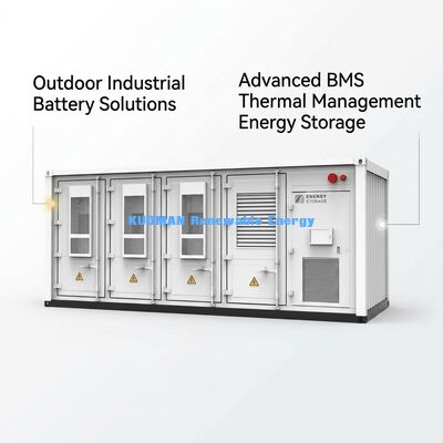 Baterai ESS penyimpanan energi komersial 215KWh yang dapat disesuaikan untuk peternakan surya berkelanjutan