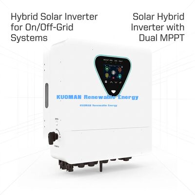 BSR 6KW Hybrid Solar Inverter dengan Rating IP65 dan Operasi Paralel untuk Penggunaan Rumah dan Komersial