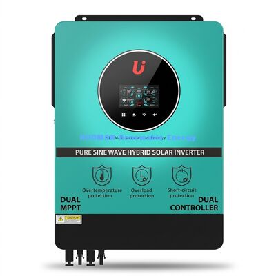 Inverter Surya Hibrida 10KW dengan Efisiensi 98% dan Perlindungan Ganda untuk Penggunaan Rumah dan Komersial