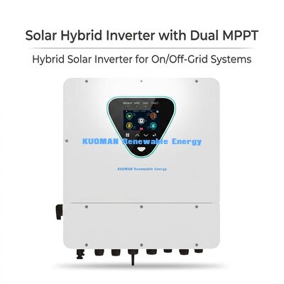 Inverter Hibrida Surya 6KW dengan Dual MPPT dan Rating IP65 untuk Penggunaan Rumah dan Komersial
