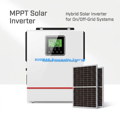 Inverter Surya MPPT dengan Pengisian Maksimum 80A dan Output Gelombang Sinus Murni untuk Penggunaan Rumah Tangga dengan Kontrol Aplikasi
