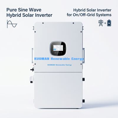 Inverter Hibrida Tiga Fasa Terhubung Jaringan dengan Efisiensi 97,5%, Proteksi IP65, dan Pelacak MPPT Ganda