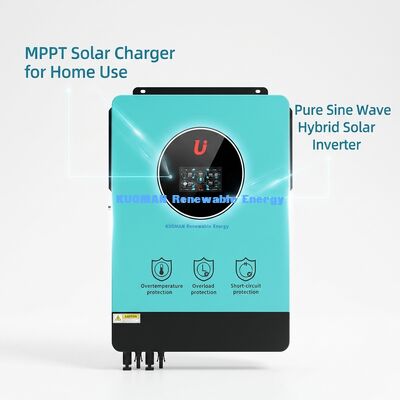 Inverter Surya Hibrida 10KW dengan Efisiensi 98% dan Perlindungan Tiga Kali Lipat untuk Sistem On/Off-Grid