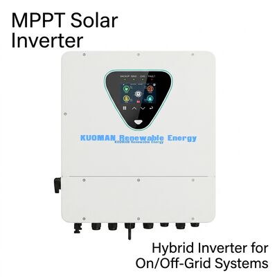 Inverter Hibrida Surya 6KW dengan Dual MPPT dan Rating IP65 untuk Penggunaan Rumah dan Komersial