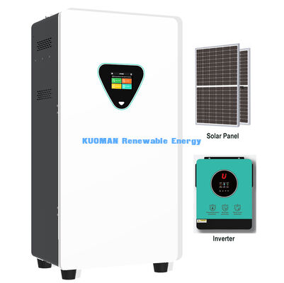 Kabinet Penyimpanan Energi Surya Beroda Seluler 25.6V 100Ah dengan Sistem Penyimpanan Baterai Lithium Wi-Fi untuk Kemandirian Energi Rumah