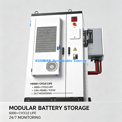 High Energy Density 280Ah LFP Commercial Energy Storage Cabinet Fire Water Injection Port Safety Design