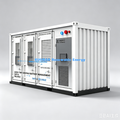 On-Grid dan Off-Grid Container Energy Storage. Solusi penyimpanan energi terbarukan pabrik.