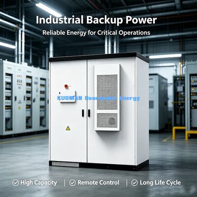 768V 215kWh Sistem penyimpanan energi Microgrid Kabinet luar yang kuat LiFePO4 Baterai ESS