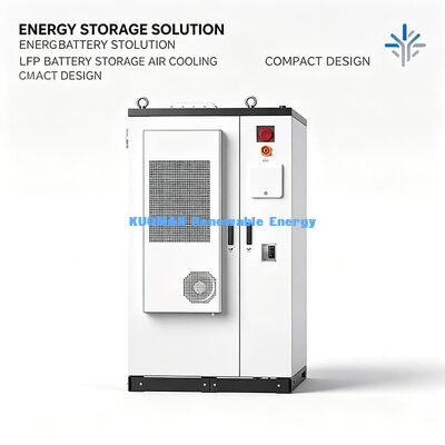 50kW On/Off-Grid Hybrid Solar Storage System 107.52kWh Baterai Untuk Pengolahan Peak Load