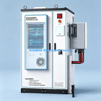 Penyimpanan Energi Komersial Multi-Perlindungan Anti-Pulau Kabinet Baterai IP65 Inverter IP54 Untuk PV Bisnis