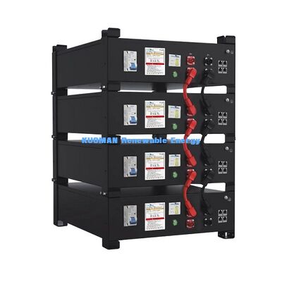 51.2V Baterai LiFePO4 yang dapat ditumpuk 10,24kWh  30,72kWh