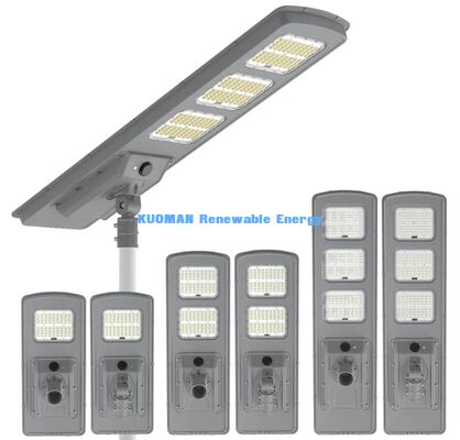 Aluminium Solar Street Light 40W All-in-One Monocrystalline Solar Panel Lampu Pencahayaan Jalan