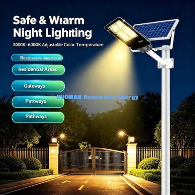 Lampu Jalan Tenaga Surya Split 200 300 W CCC C-Tick EMC Bersertifikat Disetujui Ekspor Global