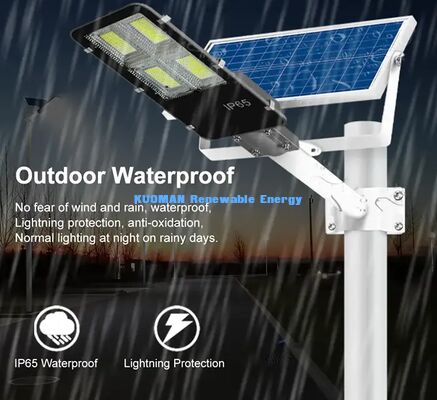 Lampu Jalan Tenaga Surya Split 200 300 W CCC C-Tick EMC Bersertifikat Disetujui Ekspor Global