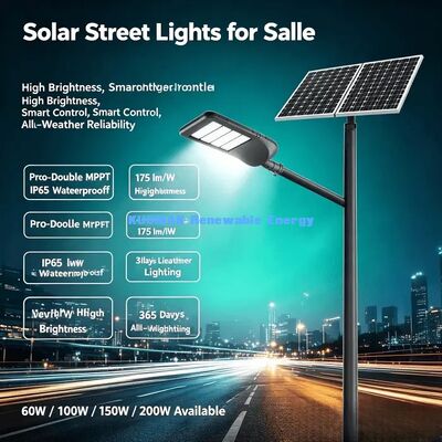 Lampu Jalan Tenaga Surya Taman Industri Lampu Parkir LED Tenaga Surya