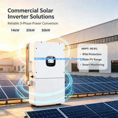 Inverter Hibrida Surya 18kW 3 Fasa 3 Pelacak MPPT Maks PV 36000W Inverter Off Grid