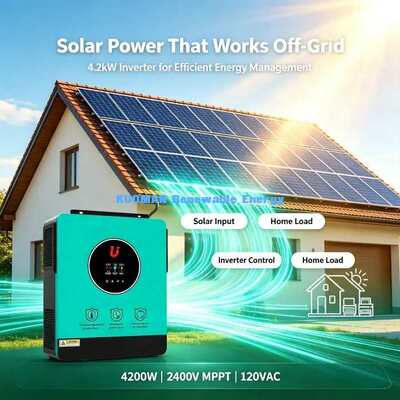 Inverter Surya Hybrid Off Grid 4.2kW Lithium 24V yang Kompatibel
