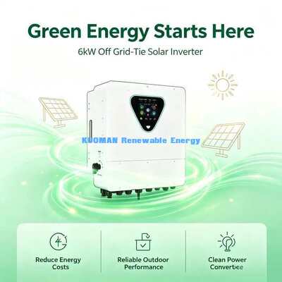 Inverter PV hibrida 6KW 2 Sistem Daya Surya Input & Output AC Independen