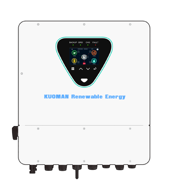 Inverter PV hibrida 6KW 2 Sistem Daya Surya Input & Output AC Independen