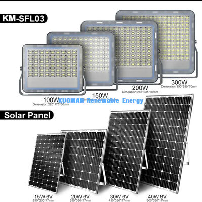 Baterai Lithium tahan lama Lampu Taman Luar Ruangan