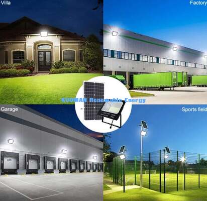 Low Maintenance Solar LED Flood Light Ideal Untuk Lampu Luar Jalan Taman
