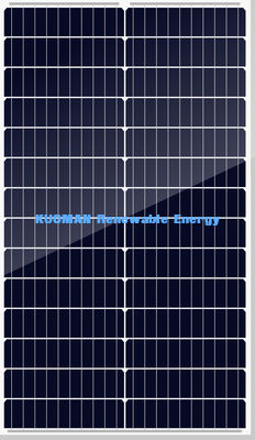 50W Monocrystalline Solar Panel 12V Battery Charger Efisiensi Tinggi 182mm PV Module