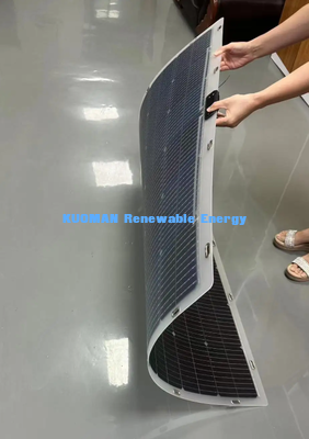 Panel Surya Fleksibel Lipat 50W Umur Panjang, Modul Surya Redaman Daya Rendah untuk Penggunaan Lepas Jaringan Kelautan & RV