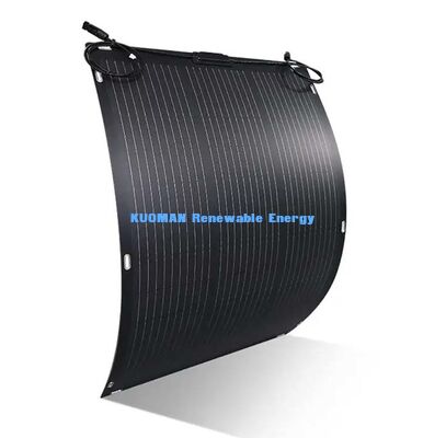 105W 19.4V Panel Listrik Surya Fleksibel, Modul Surya 360 derajat yang dapat dibengkokkan untuk permukaan melengkung