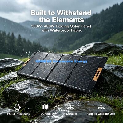 400W lipat Waterproof Solar Charger, Portable Off-Grid Solar Panel untuk Motorhome & Overlanding