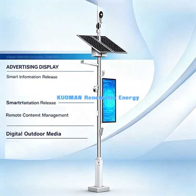 Solar Smart Street Pole, Cloud Remote Management, Perbaikan Mudah & OPEX Rendah